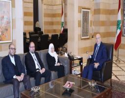 ميقاتي يلتقي بحضور الحريري البرفسور الملاح ويهنئه على رئاسته "الجمعية الأميركية للتصوير النووي للقلب"