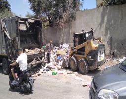 أهالي منطقة "الفيلات الشعبية" في صيدا يشكرون "حزب الله" .. ومواصلة ازالة النفايات من منطقة التعمير