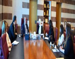 الحريري تلتقي مدير عام التعاونيات في لبنان , وتعرض مع الحلبي  سبل تدريس البكالوريا الدولية