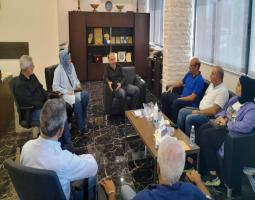 ضاهر يوضح لوفد "تجمع مهندسي صيدا" سبب استثناء صيدا من خطة الصرف الصحي