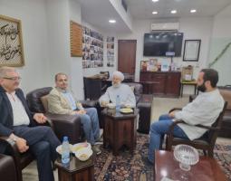 البزري يلتقي منيمنة ويزور الشيخ حمود للبحث بوضع مخيم عين الحلوة والتعمير