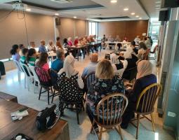 "المؤسسات الأهلية" في صيدا تبحث سبل توفير الدعم للمتضررين في المخيم والتعمير