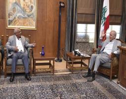 الرئيس بري يستعرض مع النائب اسامة سعد الأوضاع والمستجدات السياسية والأمنية