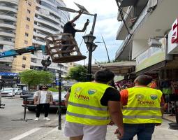 إنارة حي "ساحة القدس" في صيدا بالطاقة الشمسية