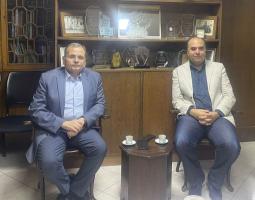 البزري يلتقي الدكتور ضاهر ويبحثان موضوع الصرف الصحي والتغذية المائية لصيدا ومنطقتها