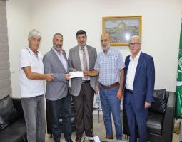 "الجماعة الإسلامية" تلتقي وفداً من حملة "الأوفياء لصيدا" وتقدم دعماً رمزياً بقيمة ١٠٠٠$