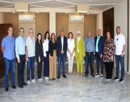 لقاء تحضيري في بلدية صيدا لاقامة نهار سياحي بالتزامن مع حفل الفنان غي مانوكيان في 30 أيلول