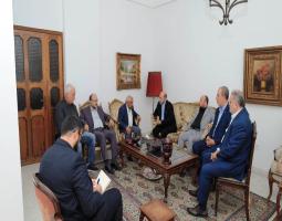 ابو مرزوق يلتقي سعد في صيدا : لمعالجة ذيول أحداث مخيم عين الحلوة