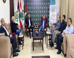 سعد يلتقي قيادة "حماس" في لبنان : عملية "طوفان الأقصى" كسرت أسطورة الجيش الذي لايقهر