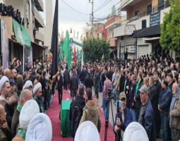 وداع حاشد لشهـ.يد "حر كة أمل" حسن علي فروخ  (ساجد) في عنقون - قضاء صيدا .