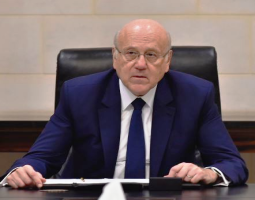 ميقاتي دان مجزرة النبطية وطلب من بوحبيب تقديم  شكوى عاجلة  ضد إسرائيل إلى مجلس الأمن