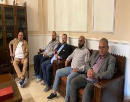 سعد يلتقي وفدا من العمداء , ومن الطلاب الثانويين , و"ملتقى أبناء بيروت"