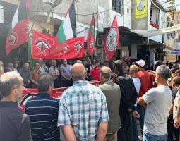 "الجبهة الديموقراطية" تحيي ذكرى "النكبة" في مخيم عين الحلوة