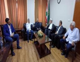 المفتي سوسان خلال لقائه عددا من المسؤولين يؤكد على "اهمية الحفاظ على الاستقرار والسلامة العامة"