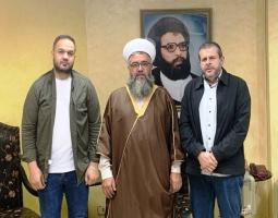 "حزب الله" يستعرض اوضاع المخيمات مع "جبهة التحرير الفلسطينية" ويلتقي الشيخ العيلاني