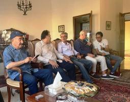 سعد يلتقي وفدا من أعضاء "المؤتمر القومي العربي" برئاسة أمينه العام حمدين صباحي