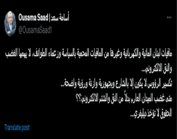 اسامة سعد : تكسير الرؤوس لا يكون إلا بالشارع وبجهوزية وازنة ورؤية واضحة…