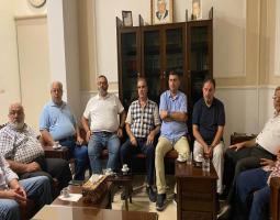 سعد يلتقي وفدا من مخاتير صيدا