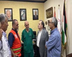 البزري يتفقد الجرحى في المراكز الطبية ومستشفيات صيدا ويثني على الجهود الصحية الطبية والإسعافية