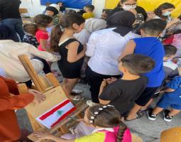 نشاط ترفيهي لأطفال الجنوب في مركز "مدرسة المربية ثريا فارس ابو علفا " في صيدا