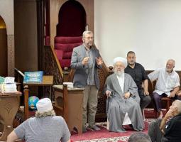 الشيخ عزالدين يلتقي المفتي عسيران والشيخ حمود في صيدا موجها الشكر للمدينة على حسن استقبال النازحين