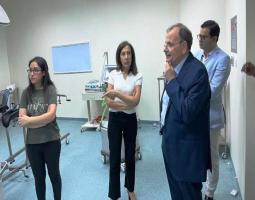 البزري "مؤسسات دولية تدعم تفعيل العمليات الجراحية ووحدة الحروق في المستشفى التركي"..ويلتقي بديع .