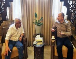 سعد يلتقي النائب عطالله وابو زيد , ويزور المحافظ ضو والبحث يتناول اوضاع النازحين