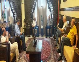 سعد يلتقي محافظ النبطية الدكتورة الترك لمتابعة الأمور المتعلقة بالنازحين واحتياجاتهم