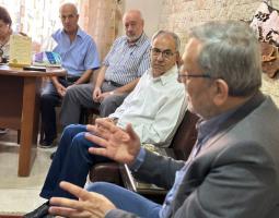 عزالدين يلتقي المحافظ ضو و"تجمع المؤسسات الاهلية" مطلعا على احوال النازحين