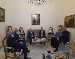 البزري وسفير بلجيكا يتفقدان المستشفى التركي ومركزي ايواء للنازحين في صيدا