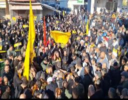 "حزب الله" شيّع ثلة من شهدائه في منطقة قضاء صيدا