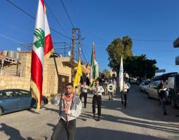 "حزب الله" و"جمهور المقاومة" شيعوا ثلة من "الشهداء على طريق القدس" في منطقة صيدا