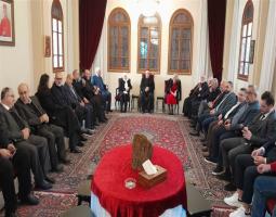 الحريري وشخصيات ووفود تقدم التهاني بالميلاد الى النائب موسى والمطرانين العمار وحداد