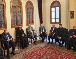 البزري يُهنىء المطرانين العمّار وحداد بميلاد السيد المسيح