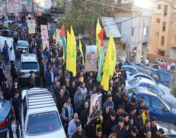 "حزب الله" يشيع الشهيدين ليلا وجبارة في الغازية وحارة صيدا