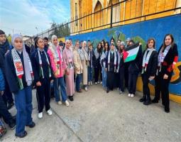 طلاب "ثانوية الحريري" احتفلوا بصمود غزة وانتصارها..