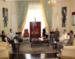 الحريري تلتقي المدير الجديد لأمن الدولة في الجنوب العميد وسيم  النقيب