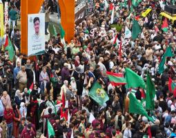 مسيرة حاشدة في صيدا دعمًا لغزة