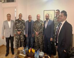 جولة لرئيس مديرية امن الدولة في الجنوب على فاعليات صيدا لمناسبة تسلمه مهامه 