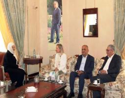 الحريري تلتقي كلاوس وتأكيد على أهمية استمرار عمل "الانروا" وتعزيز دورها