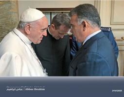اللواء عباس إبراهيم ينعي البابا فرنسيس: وداعًا للبابا الذي حمل همّ المقهورين ودافع عن فلسطين