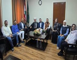 عمر مرجان زار المفتي سوسان وعرض برنامجه الإنتخابي الإنمائي لبلدية صيدا