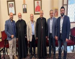 المطران مارون العمار يلتقي رئيس لائحة 
