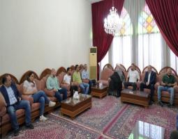 المرشح لرئاسة بلدية صيدا مصطفى حجازي وأعضاء لائحة 