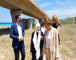 وزيرة البيئة تمارا الزين تفقدت برفقة بهية الحريري 