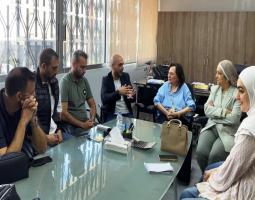 الصيدلي عمر مرجان زار "جمعية المواساة" والتقى الانصاري واطلع على الأنشطة التي تقدمها