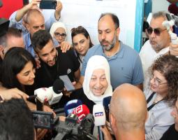 الحريري بعد ان أدلت بصوتها :منذ البداية قلنا اننا لم نرشح أحداً... لكننا ناخبون
