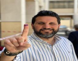المرشح لمنصب نائب رئيس بلدية صيدا على لائحة "سوا لصيدا" الدكتور احمد عكره يدلي بصوته