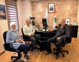 بديع يلتقي حجازي ويهنئه بفوزه في إنتخابات بلدية صيدا