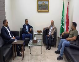 سعد والبزري و"الجماعة الاسلامية" يلتقون وفدا من دائرة معلومات الأمن العام في الجنوب.